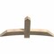 Ekena Millwork Bellingham Rough Sawn Timber Gable Bracket, Douglas Fir, 60"W x 27"H x 4"D x 6"F, 11/12 Pitch GBW060X27X0406BEL00RDF - alternate 2